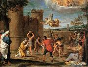 Annibale Carracci The Stoning of St Stephen oil